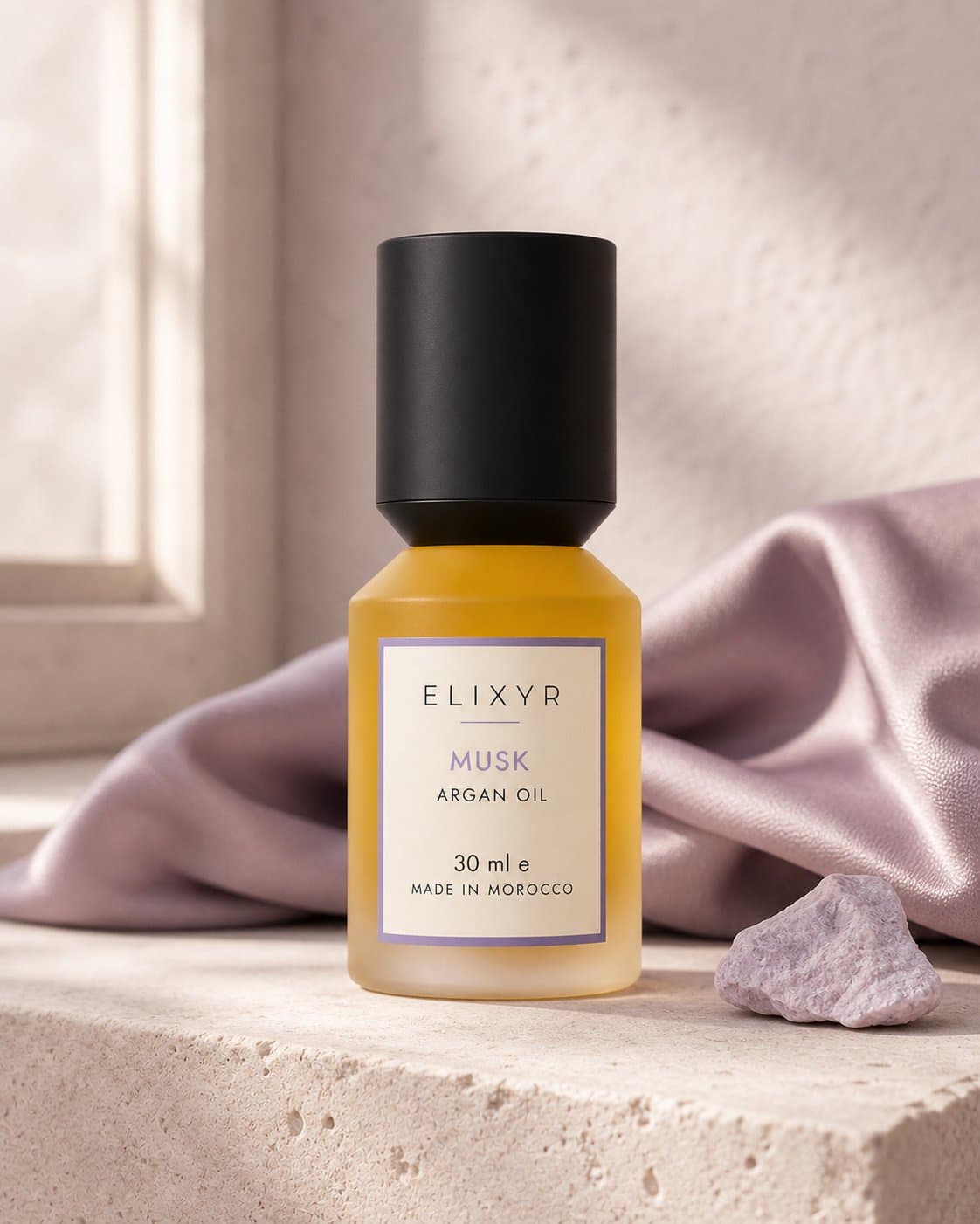 The Musk scent world, an art-directed still life