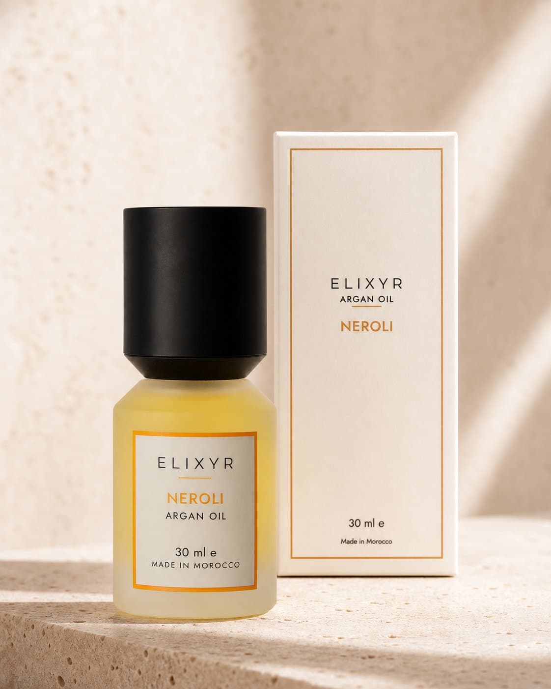 Neroli: bottle and carton