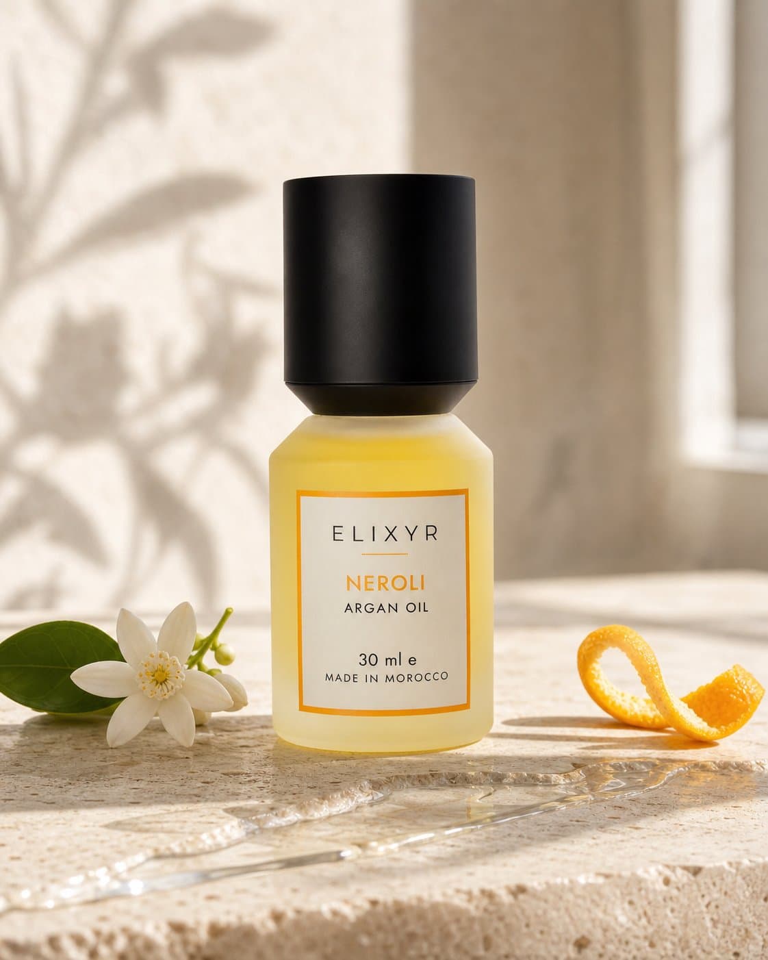 The Neroli scent world, an art-directed still life