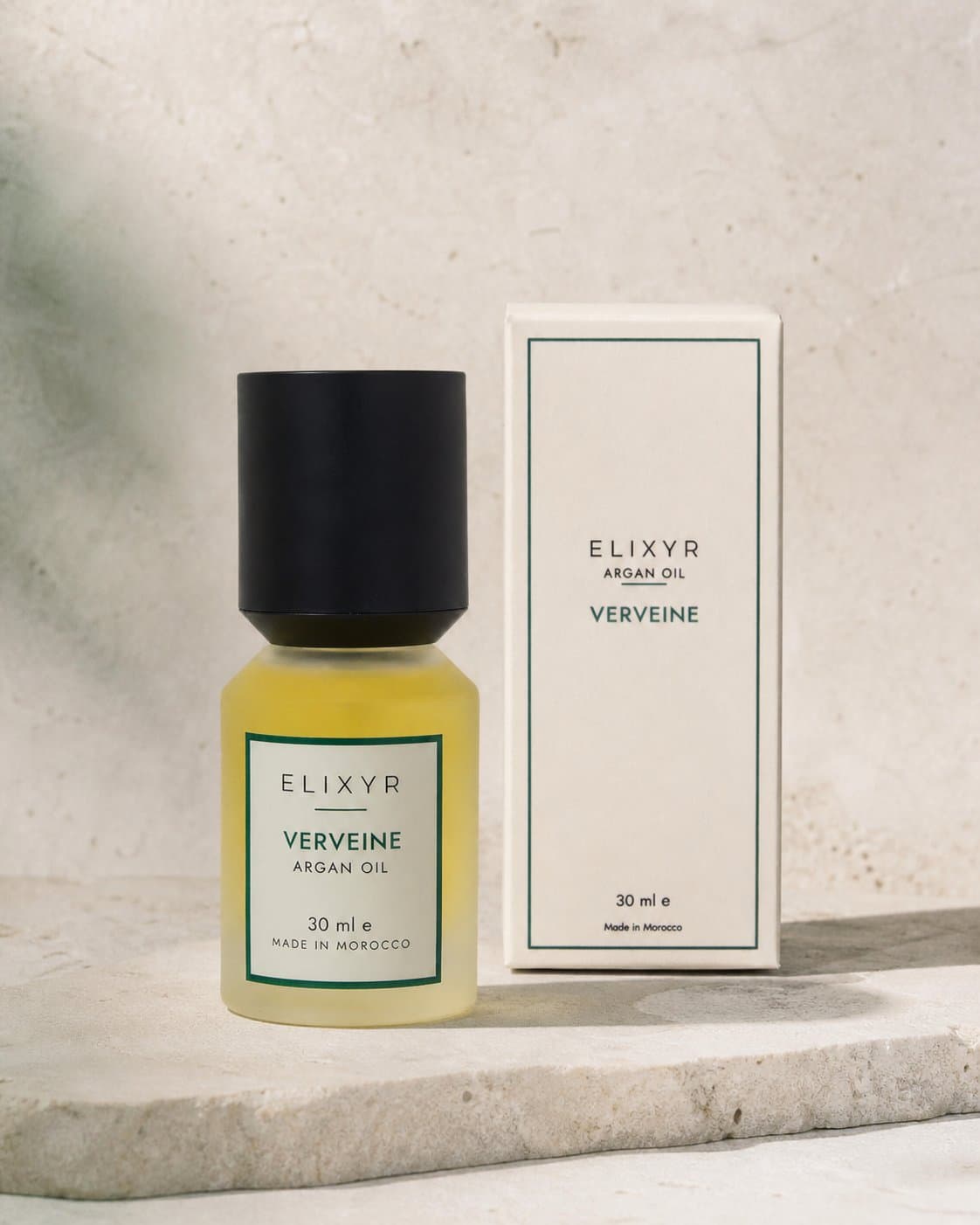 Verveine: bottle and carton